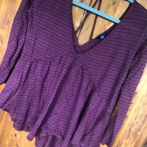 Luck Brand Striped Top